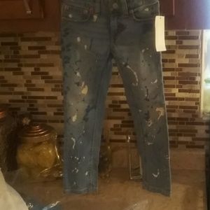 Ralph Lauren splash print jeans